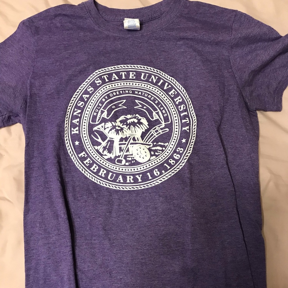 purple K-State tee